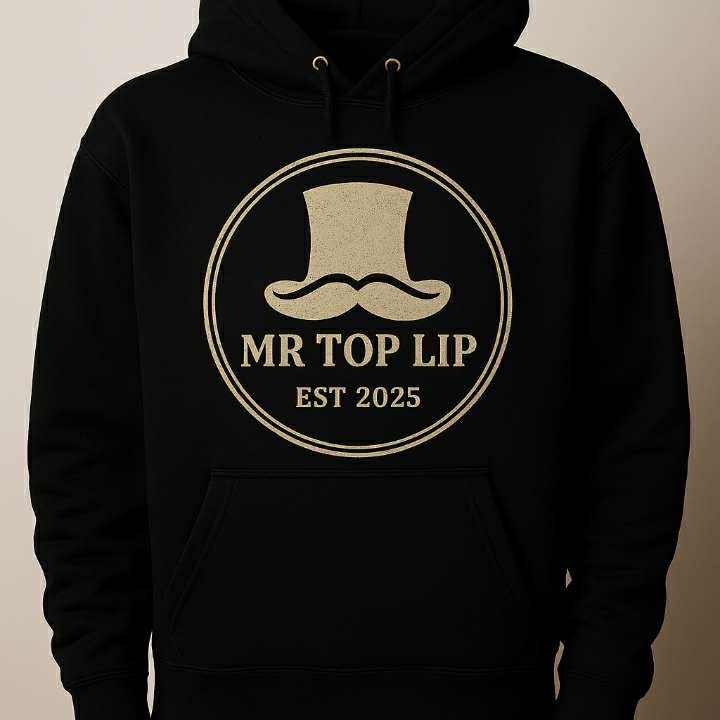 Mr Top Lip Mens Hoodie